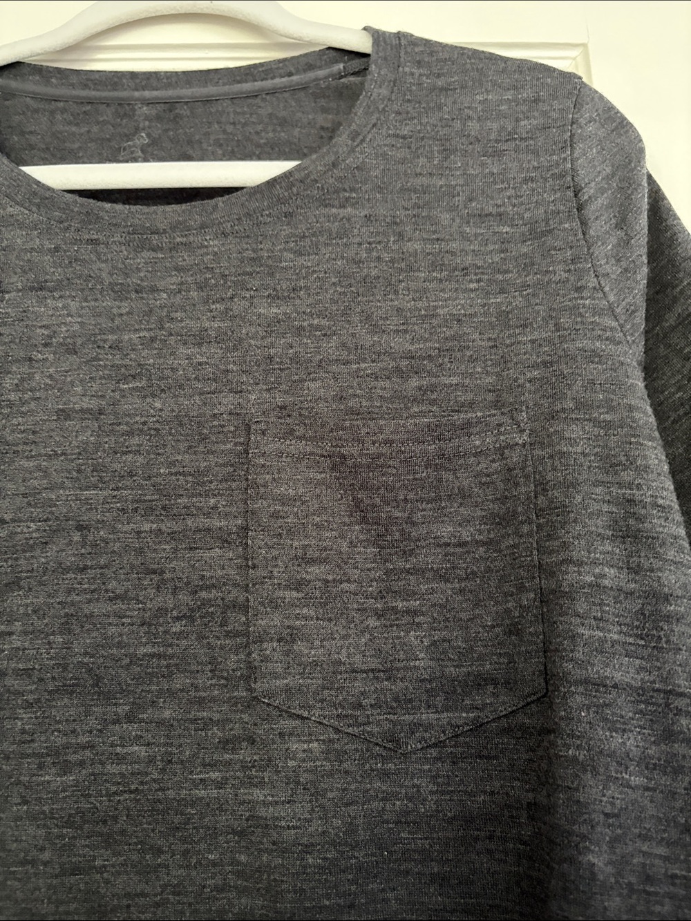 Charcoal Pocket T-Shirt Dress - Picture 2 of 7